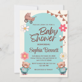 Aangepaste uitnodiging tot Baby shower