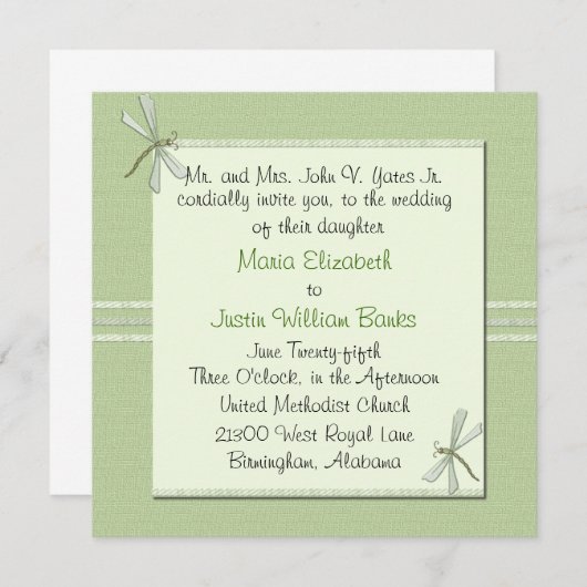 Aangepaste uitnodiging tot het indienen van een we (Voorkant / Achterkant)