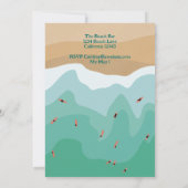 Aangepaste uitnodiging tot het uitzenden van stran (Achterkant)