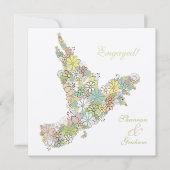 Aangepaste uitnodiging van de partij Bloom Love Bi (Voorkant)