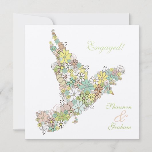 Aangepaste uitnodiging van de partij Bloom Love Bi (Voorkant)