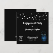 Aangepaste uitnodiging van de partij van de overee (Voorkant / Achterkant)