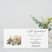 Aangepaste Uitnodiging van de Uitnodiging van de U (Staand voorkant)