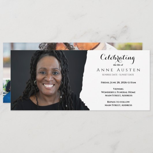 Aangepaste Uitnodiging van de Uitnodiging van de U (Voorkant / Achterkant)