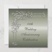 Aangepaste uitnodiging voor 25e bruiloft Jubileum (Voorkant)