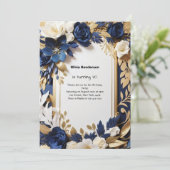 Aangepaste uitnodiging voor 30e verjaardag (Staand voorkant)