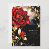 Aangepaste uitnodiging voor 30e verjaardag (Voorkant)