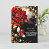 Aangepaste uitnodiging voor 30e verjaardag (Staand voorkant)