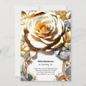 Aangepaste uitnodiging voor 30e verjaardag (Voorkant)