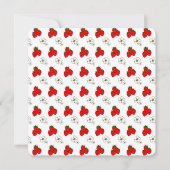 Aangepaste uitnodiging voor Aardbeien Patroon (Voorkant)