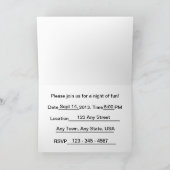 Aangepaste uitnodiging voor Bachelor Party (Binnen)