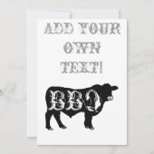 Aangepaste uitnodiging voor BBQ (Voorkant)