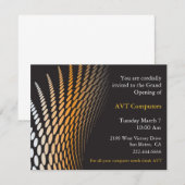 Aangepaste uitnodiging voor bedrijven (Voorkant / Achterkant)