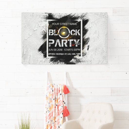 Aangepaste uitnodiging voor blokkering spandoek (Insitu)