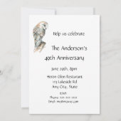 Aangepaste uitnodiging voor bruiloft jubileum schu (Achterkant)