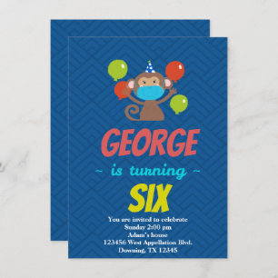 Aangepaste uitnodiging voor Cartoon van een sleute