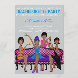 Aangepaste uitnodiging voor Chic Bachelorette