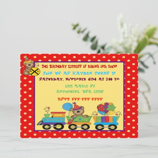 Aangepaste uitnodiging voor de invoering van een v (Staand voorkant)