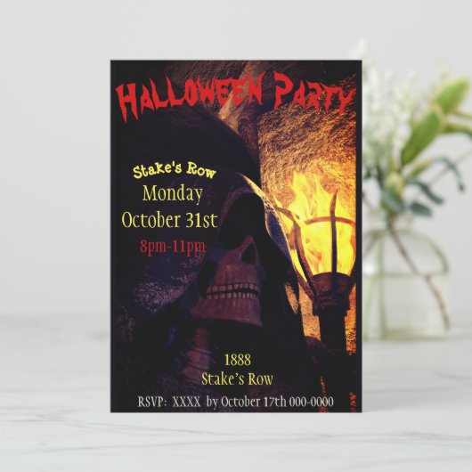 Aangepaste uitnodiging voor de Rij van Stake (Staand voorkant)