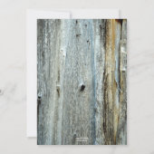 Aangepaste uitnodiging voor een fotogeeftijd van H (Achterkant)