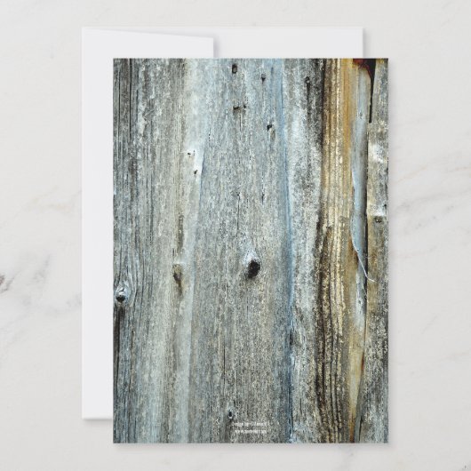 Aangepaste uitnodiging voor een fotogeeftijd van H (Achterkant)