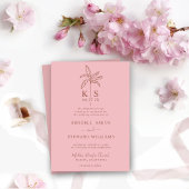 Aangepaste uitnodiging voor een Logo-palmboom op m