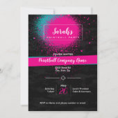 Aangepaste uitnodiging voor een Paintball Party vo (Voorkant)