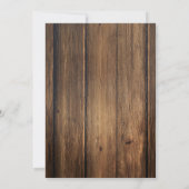 Aangepaste uitnodiging voor een verloving met een  (Achterkant)