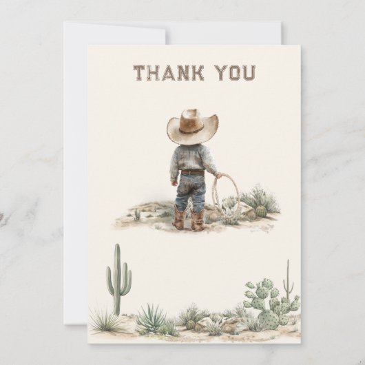 Aangepaste uitnodiging voor eerste rodeo template (Achterkant)