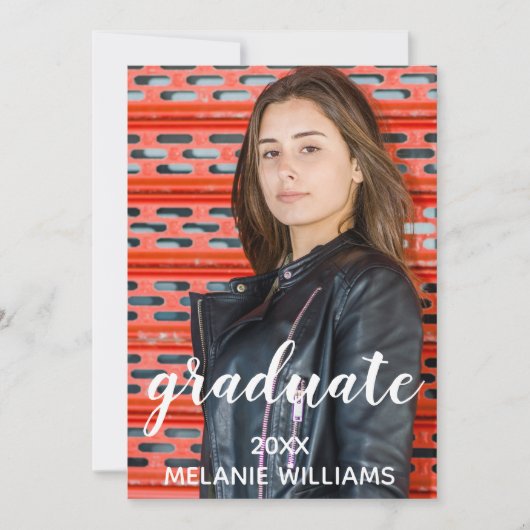 Aangepaste uitnodiging voor eindexamenfeest (Voorkant)