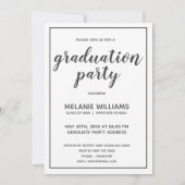 Aangepaste uitnodiging voor eindexamenfeest (Achterkant)