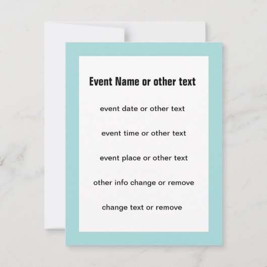 Aangepaste uitnodiging voor feestdagen (Achterkant)