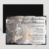 Aangepaste uitnodiging voor fietsweddenschappen (Voorkant / Achterkant)