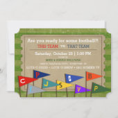 Aangepaste uitnodiging voor football Game Day (Voorkant)