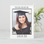 Aangepaste uitnodiging voor fotografie (Staand voorkant)