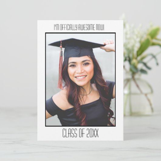 Aangepaste uitnodiging voor fotografie (Staand voorkant)