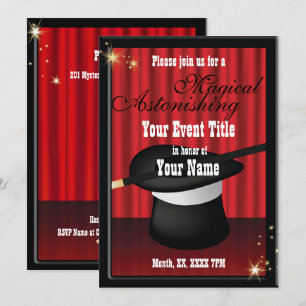 Aangepaste uitnodiging voor gebeurtenissen van Mag