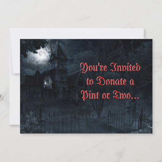 Aangepaste uitnodiging voor gehakt beheer (Voorkant)