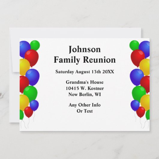 Aangepaste uitnodiging voor gezinshereniging (Achterkant)