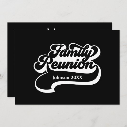 Aangepaste uitnodiging voor gezinshereniging (Voorkant / Achterkant)