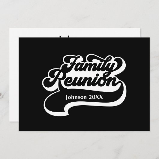 Aangepaste uitnodiging voor gezinshereniging (Voorkant / Achterkant)