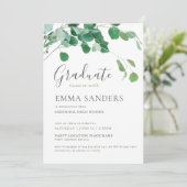 Aangepaste uitnodiging voor groene ledergroep (Staand voorkant)