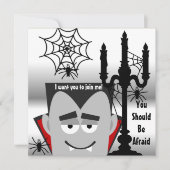 Aangepaste uitnodiging voor Halloween (Voorkant)