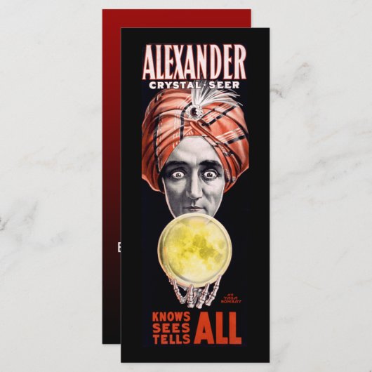 Aangepaste uitnodiging voor Halloween (Voorkant / Achterkant)