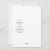 Aangepaste uitnodiging voor Halloween met antieke  (Achterkant)