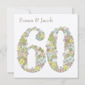 Aangepaste uitnodiging voor het 60ste Jubileum voo (Voorkant)