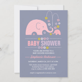Aangepaste uitnodiging voor het baby shower van ol