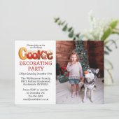 Aangepaste uitnodiging voor het decorteren van fot (Staand voorkant)