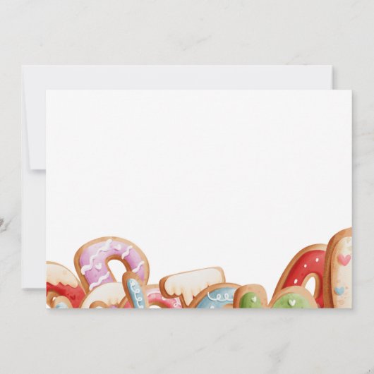 Aangepaste uitnodiging voor het decorteren van fot (Achterkant)