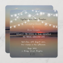 Aangepaste uitnodiging voor het huwelijk van een r